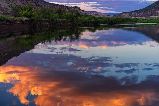 istock Sunset Reflections Mountain River Scenic Landscape Colorado 1000008730