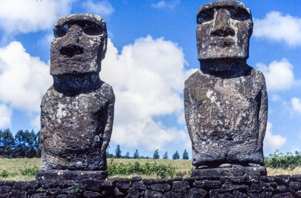 istock Landscapeswith Moais on Easter Island 1000037042