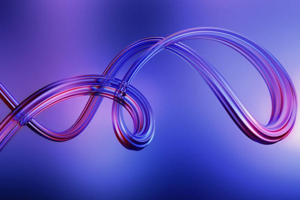 istock Colorful glass shape, abstract 3D background 1000059880