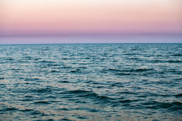 istock Nice sunset on blue sea nature abstract 1000065240