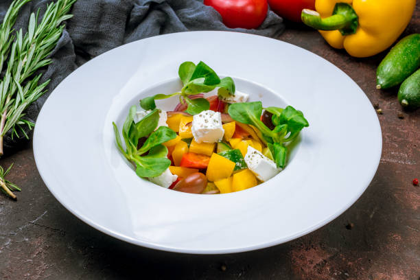 istock Greek salad with feta 1000073396
