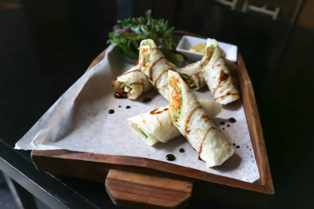 istock chicken salad wrap or salad wrap 1000073658