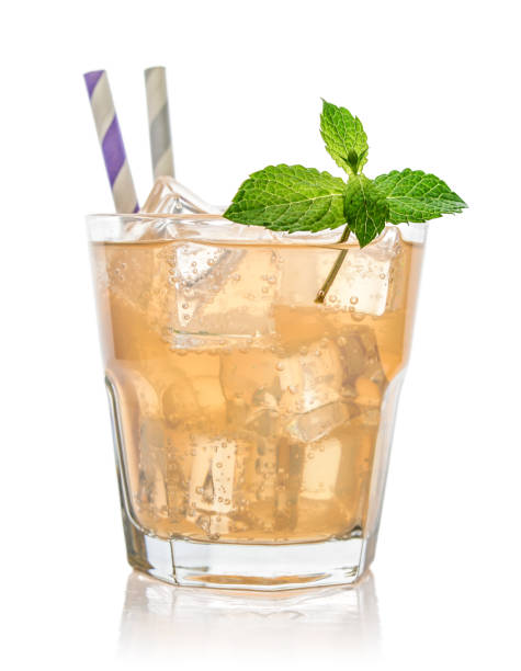 istock Glass of pink grapefruit soda drink 1000078920