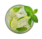 Glass of Mojito cocktail