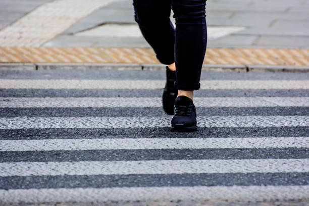 istock Go Across on the Pedestrian crossing 1000079746