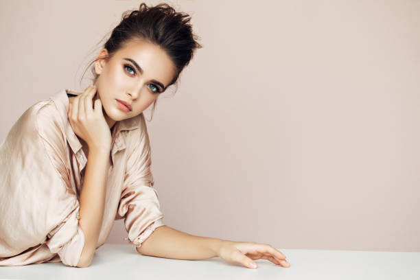 istock Studio shot of young beautiful woman 1000083576