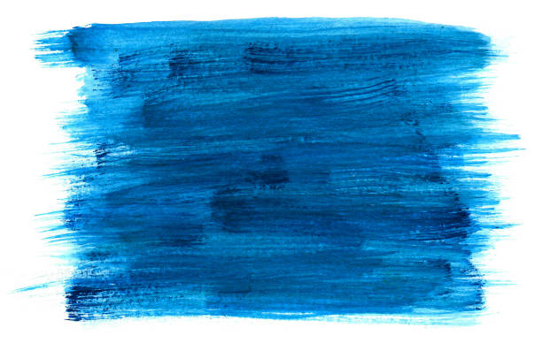 istock Blue grunge in watercolor on white background 1000094364