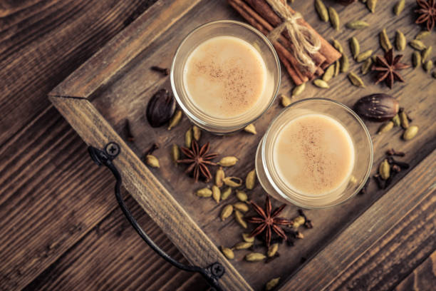 istock Traditional indian drink - masala chai tea 1000104366