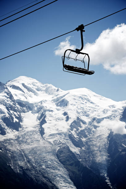 istock Chairlift in Mont Blanc Massif 1000104604