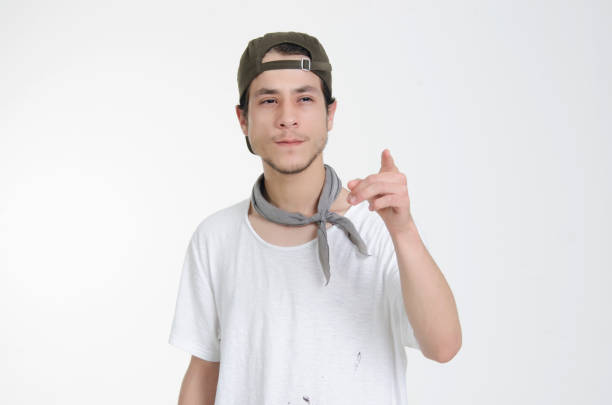 istock The angry young man points at her finger 1000109828