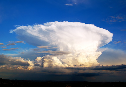 Big cumulonimbus in the sky