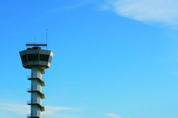 istock AERONAUTICAL RADIO's high sky tower at aitport location 1000120876