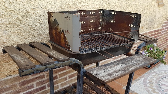 Vintage Rusty Barbecue
