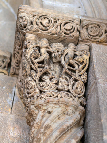 istock Bas relief column detail Salamanca Cathedral 1000206594