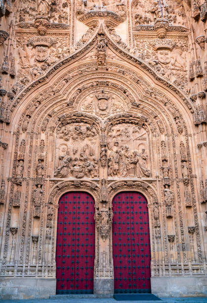 istock Gates Cathedral of Salamanca Spain 1000213934