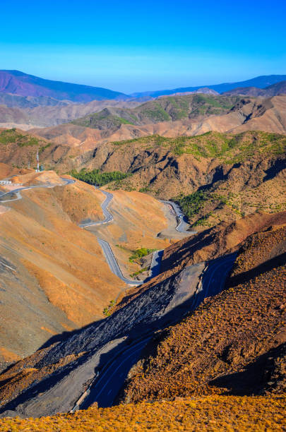 istock Desert road with Atlas Mountains, Morocco 1000242204