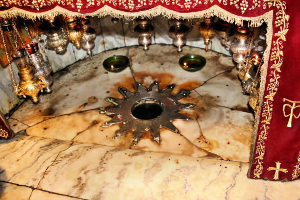 istock A view of the Star making where Jesus was born 1000247332