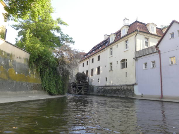 istock A view of an ancient water mill, a wheel. 1000255696