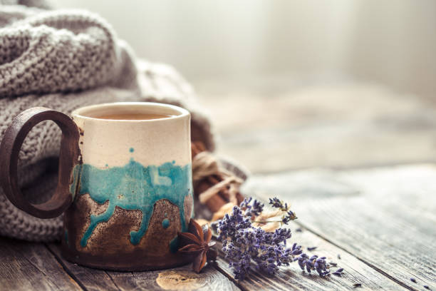 cup of tea with a sweater