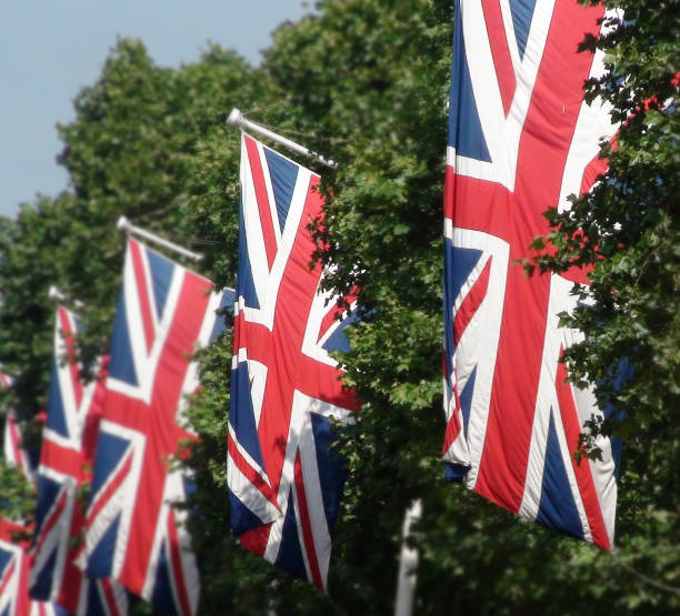 istock British Flag View In London England. Europe 1000278140
