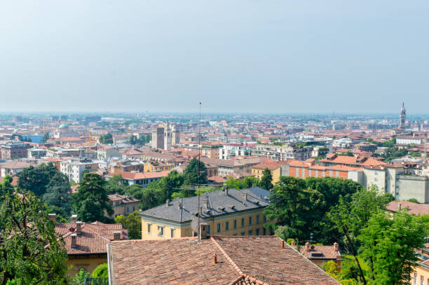 istock Panoramic view for Bergamo in Italy. 1000287160