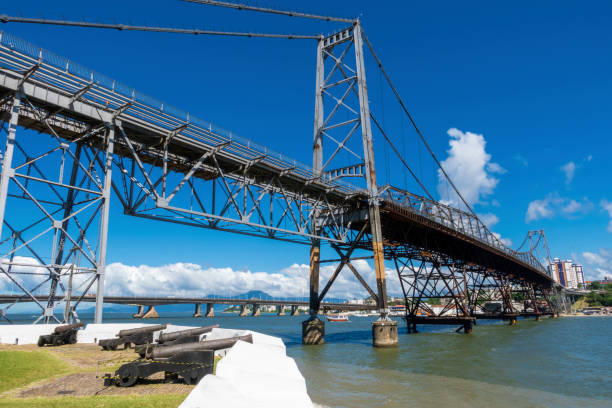 istock Hercilio of Light Bridge in Florianopolis 1000324780