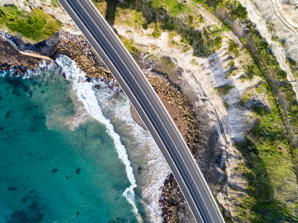 istock Sea Cliff Bridge Aerial 1000377328