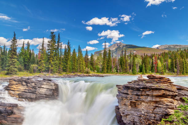 istock Athabasca Falls in Jasper National Park, Alberta, Canada 1000409468