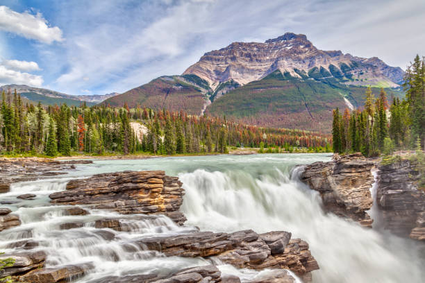 istock Athabasca Falls in Jasper National Park, Alberta, Canada 1000409484