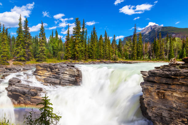 istock Athabasca Falls in Jasper National Park, Alberta, Canada 1000409838