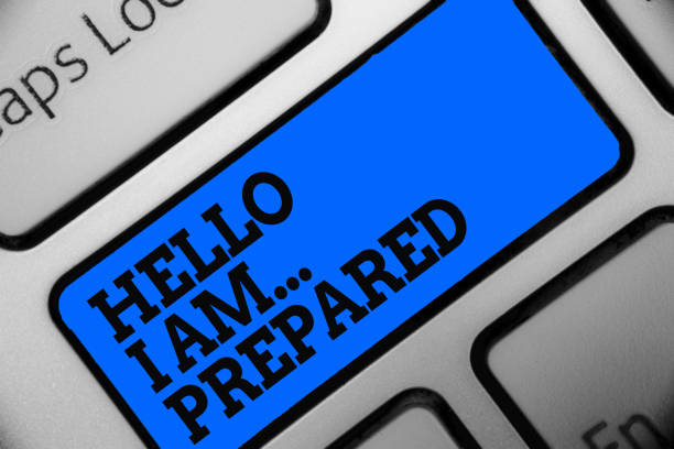 istock Word writing text Hello I Am... Prepared. Business concept for introduce yourself to someone as you are ready Computer program use software keyboard blue button typing office work. 1000440520