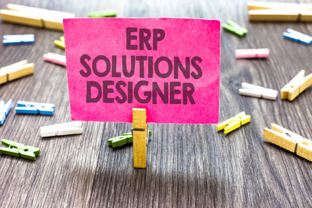 istock Writing note showing Erp Solutions Designer. Business photo showcasing elegant optimized modularised and reusable possible Multiple clips woody table small card clipped notice announcement. 1000442076
