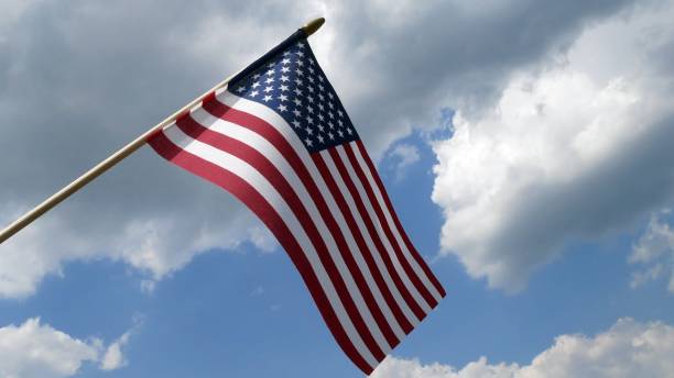 istock American Flag and Sky 3 1000480386