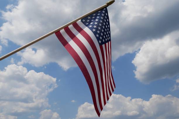 istock American Flag and Sky 1 1000480438