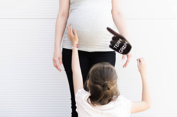 Happy pregnant woman