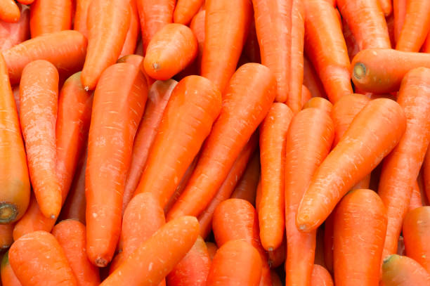 istock Beautiful ripe carrot background 1000518088