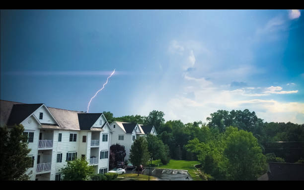 istock Lightning Strike in Manchester,Connecticut 1000531544