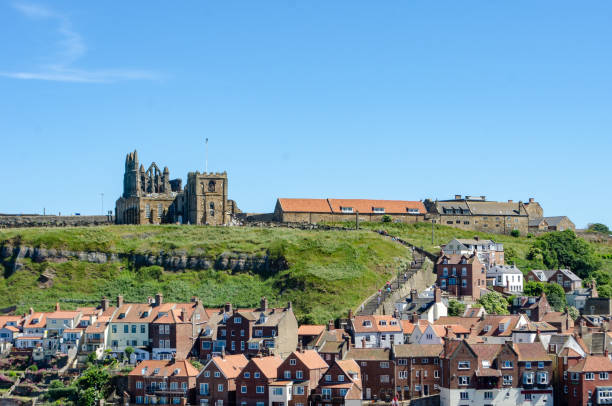 istock Looking across to Whitby Abbey over town 1000690416