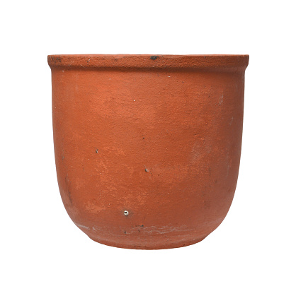 Clay flower pots