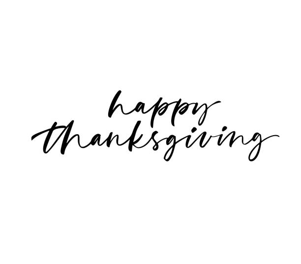 24,600+ Happy Thanksgiving Lettering Stock Photos, Pictures & Royalty ...
