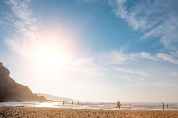 istock The beach of Nora. Gijon. Spain 1000731474