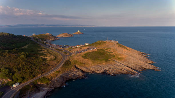 istock Mumbles lighthouse, Bracelet and Limeslade Bays 1000754880