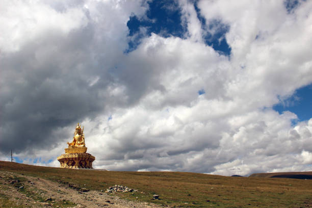 istock A statue of Buddha around the Yarchen Gar (Yaqen Orgyan Temple) 1000761170
