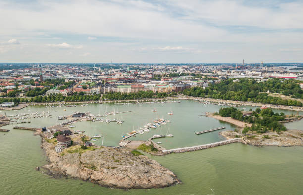 istock Aerial view of Helsinki 1000764840