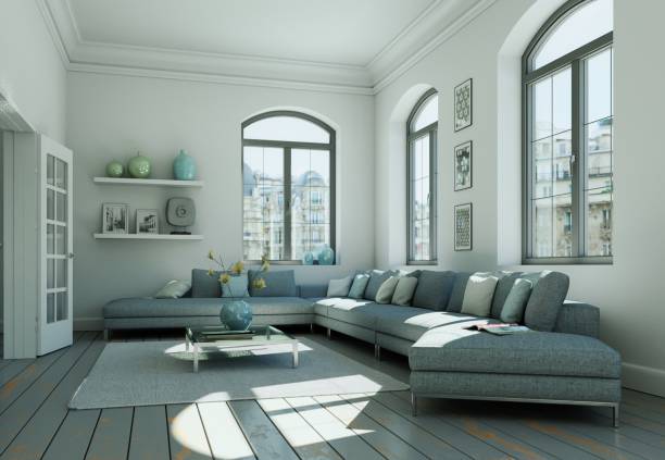 istock modern skandinavian interior design living room in white style 1000765366