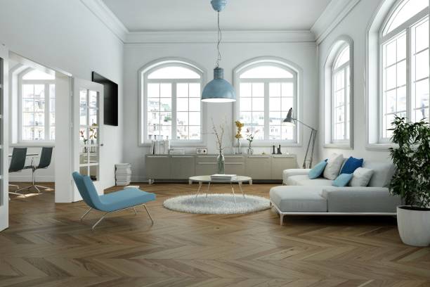 istock modern bright skandinavian interior design living room 1000768292