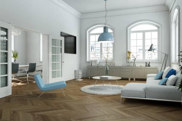 istock modern bright skandinavian interior design living room 1000768442