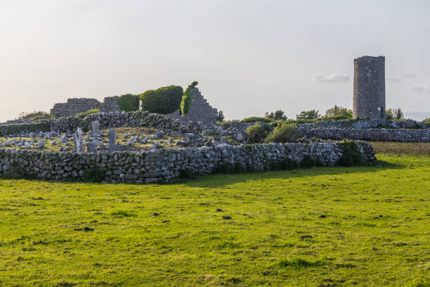 istock Roscam Round Tower in Galway bay 1000778480
