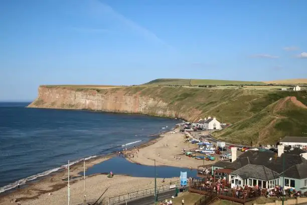 The Bay at Saltburn, formerly smugglers cove.