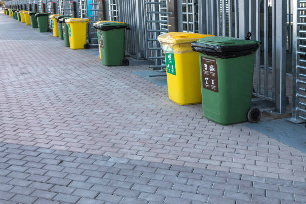 istock Garbage or trash container on the square near the stadium. Separate waste collection for nature saving 1000794474